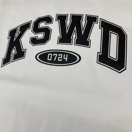 【KISHIWADA CITY】KSWD COLLEGE HEAVY BIGSILHOUETTE LONG SLEEVE(WHITE)