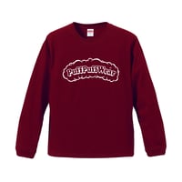 【ハットリオリジナル】PUFFPUFF  LONG SLEEVE TEE(Burgundy)