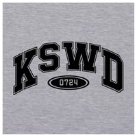 【KISHIWADA CITY】KSWD COLLEGE TEE(MIX GRAY)