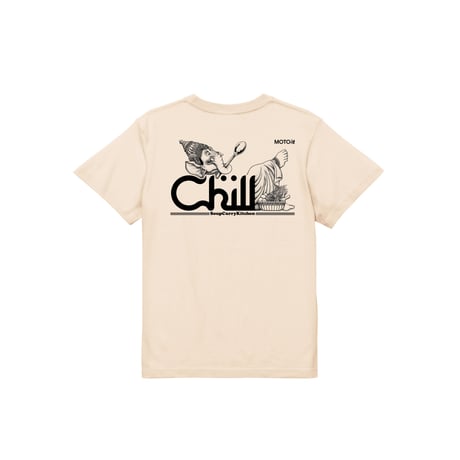 【soup curry kitchen chill】 chill TEE (NATURAL)