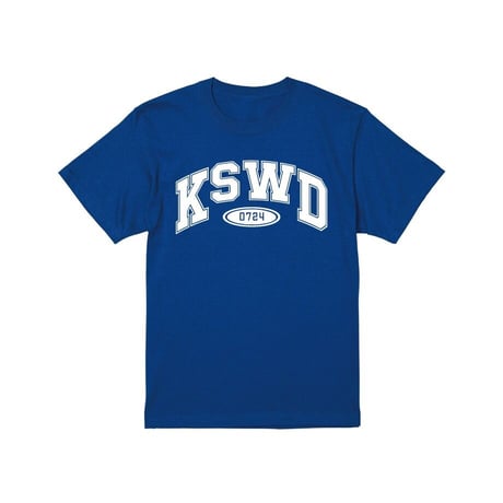 【KISHIWADA CITY】KSWD COLLEGE TEE(LOYAL BLUE)