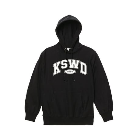 【KISHIWADA CITY】KSWD COLLEGE HEAVY WEIGHT HOOD PARKA(BLACK)