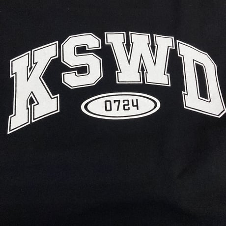 【KISHIWADA CITY】KSWD COLLEGE HEAVY BIGSILHOUETTE LONG SLEEVE(BLACK)