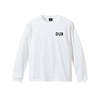 【SAM "GREEN"】DUB AND PEACE  LONG SLEEVE TEE(WHITE)