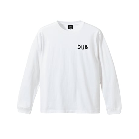 【SAM "GREEN"】DUB AND PEACE  LONG SLEEVE TEE(WHITE)