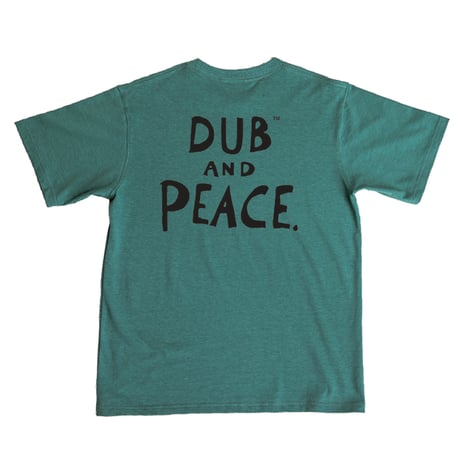 【ヘンプ素材】DUB AND PEACE HempCotton TEE(SMOKE GREEN)