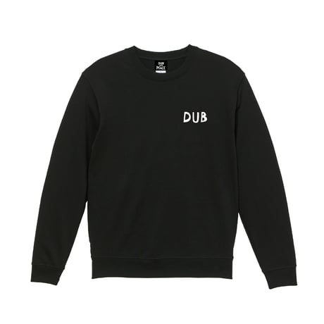 【SAM "GREEN"】DUB AND PEACE CREW NECK SWEAT (BLACK)
