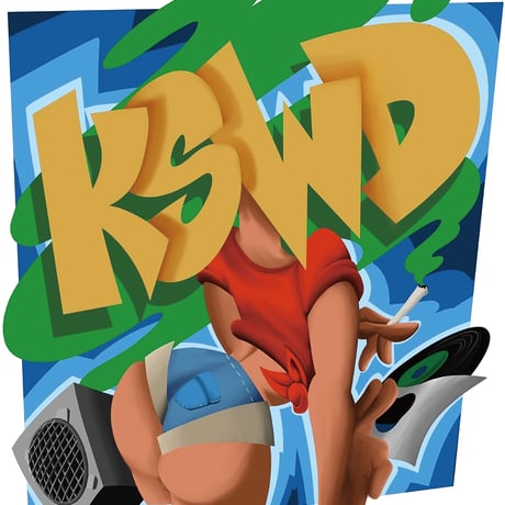 【KSWD×JUNK-R】KSWD GIRL DEM TEE (WHITE)