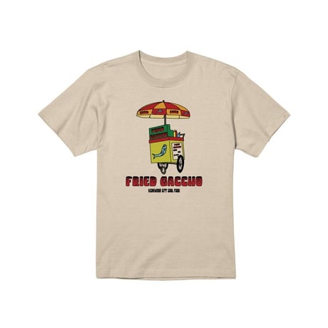 【KISHIWADA CITY】FRIED  GACCHO TEE (LIGHT BEIGE)