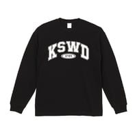 【KISHIWADA CITY】KSWD COLLEGE HEAVY BIGSILHOUETTE LONG SLEEVE(BLACK)
