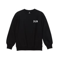 ※裏起毛、厚め 【SAM "GREEN"】DUB AND PEACE CREW NECK SWEAT (BLACK)