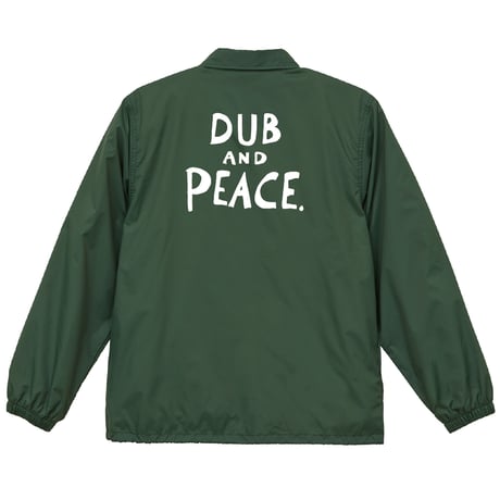 ※裏地付 【SAM "GREEN"】DUB AND PEACE NYLON COACH JACKET  (GREEN)