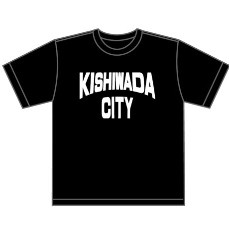 【KISHIWADA CITY】KISHIWADA CITY REP TEE(BLACK)