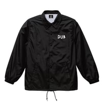 ※裏地付 【SAM "GREEN"】DUB AND PEACE NYLON COACH JACKET  (BLACK)