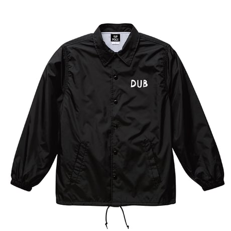 ※裏地付 【SAM "GREEN"】DUB AND PEACE NYLON COACH JACKET  (BLACK)