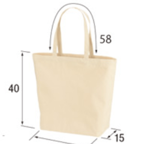 【KISHIWADA CITY】KISHIWADA CANVAS TOTE ECOBAG(NATURAL)