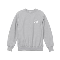※裏起毛、厚め 【SAM "GREEN"】DUB AND PEACE CREW NECK SWEAT (ASH)