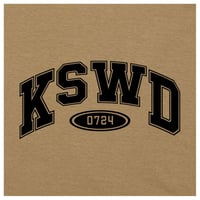 【KISHIWADA CITY】KSWD COLLEGE TEE( (LIGHT BEIGE)
