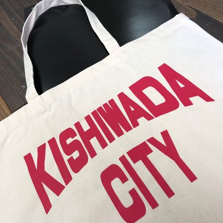 【KISHIWADA CITY】KISHIWADA CANVAS TOTE ECOBAG(NATURAL)