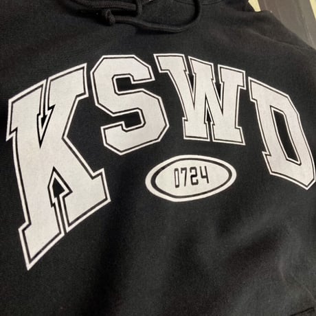 【KISHIWADA CITY】KSWD COLLEGE HEAVY WEIGHT HOOD PARKA(BLACK)