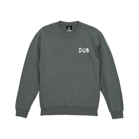 【SAM "GREEN"】DUB AND PEACE CREW NECK SWEAT (GRAY GREEN)