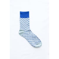 ＜PASTEL series＞ cross rain  (blue)