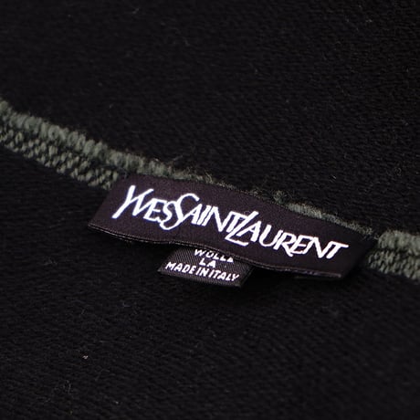 Yves Saint Laurent YSL logo muffler
