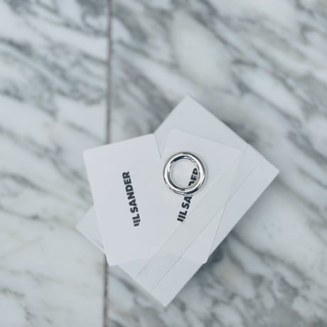 新品 jilsander silver ring 14号