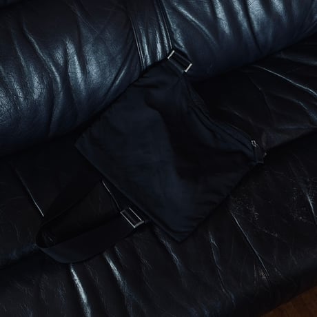 prada nylon logo shoulder bag black #3