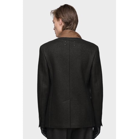 maison margiela 2025aw-26 four-stitch jacket black