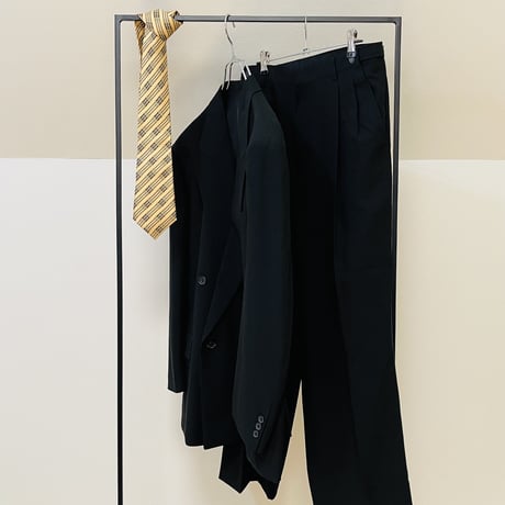 setup suit + hermes necktie #1