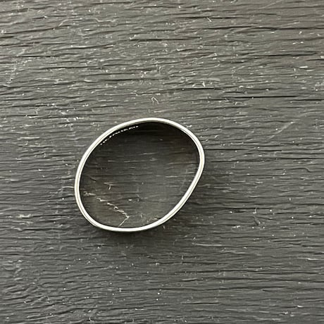 新品 jilsander 2019aw curve silver ring