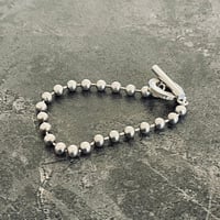 gucci ball chain silver 925 bracelet