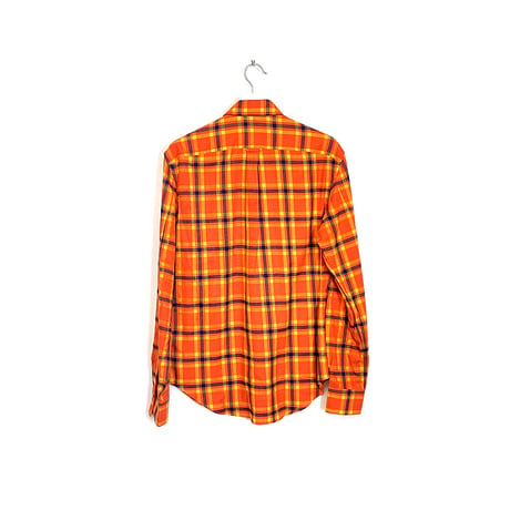 新品 loewe logo check shirt