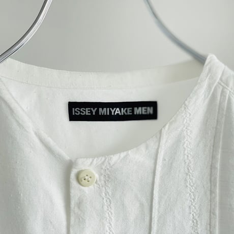 issey miyake men collarless shirt 2