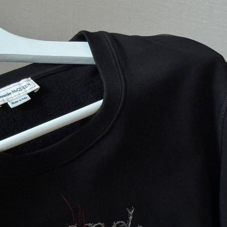 alexander mcqueen 2023aw skull logo sweat