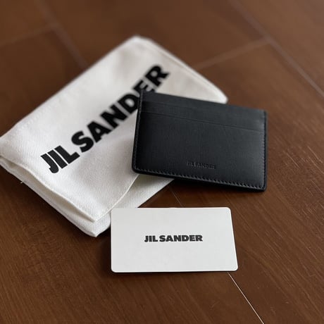 新品 jilsander 2023ss leather case black