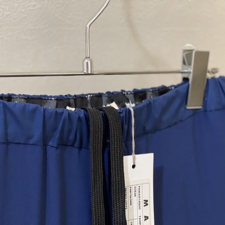 新品 marni silk eazy pants blue