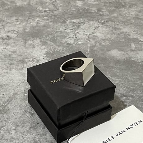 新品 dries van noten 2022aw signet silver ring