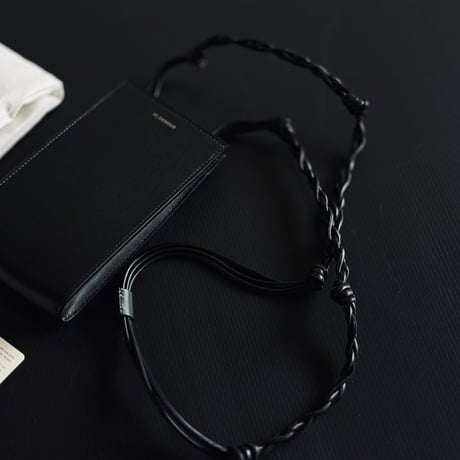 jilsander tangle leather bag