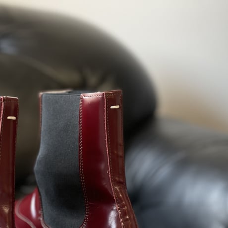 新品 maison margiela 2019aw leather boots