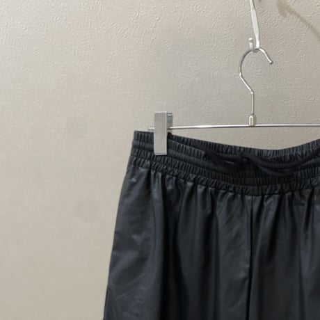 新品 mm6 maison margiela 2021ss fake leather eazy pants S
