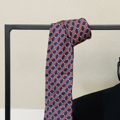 setup suit + hermes necktie #6