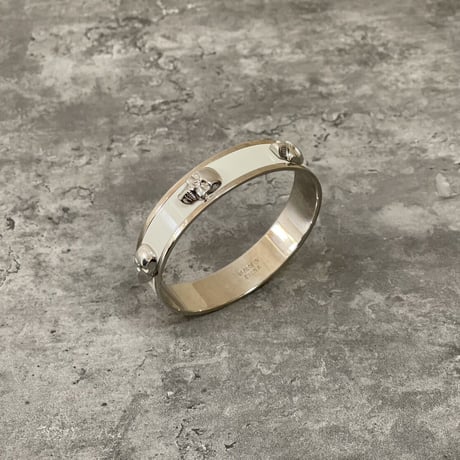 新品 alexander mcqueen 2021ss silver bangle