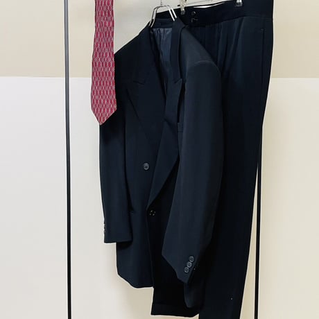 setup suit + hermes necktie #15