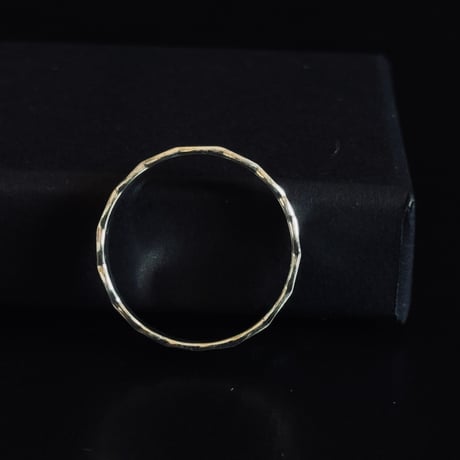 【more price down】factory sample silver 925 hammer finish ring 16号
