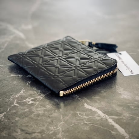 新品 comme des garcons leather wallet