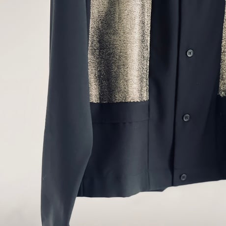 saint laurent paris wool shirt blouson