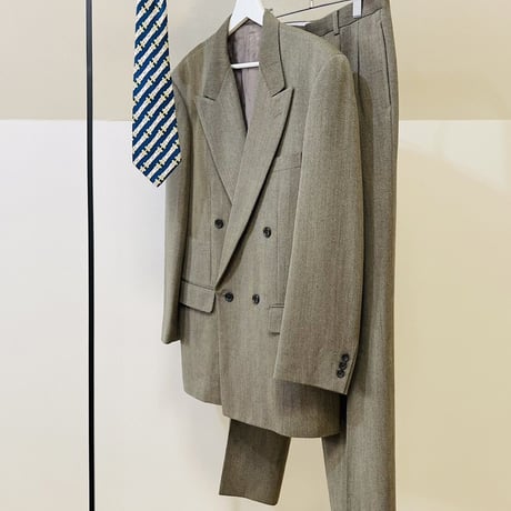 setup suit + hermes necktie #17