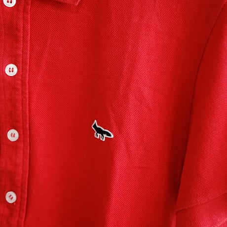 maison kitsune polo shirt